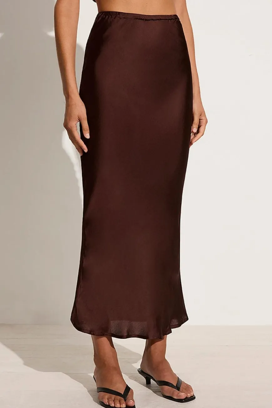 Ancora Skirt Dark Truffle - Final Sale