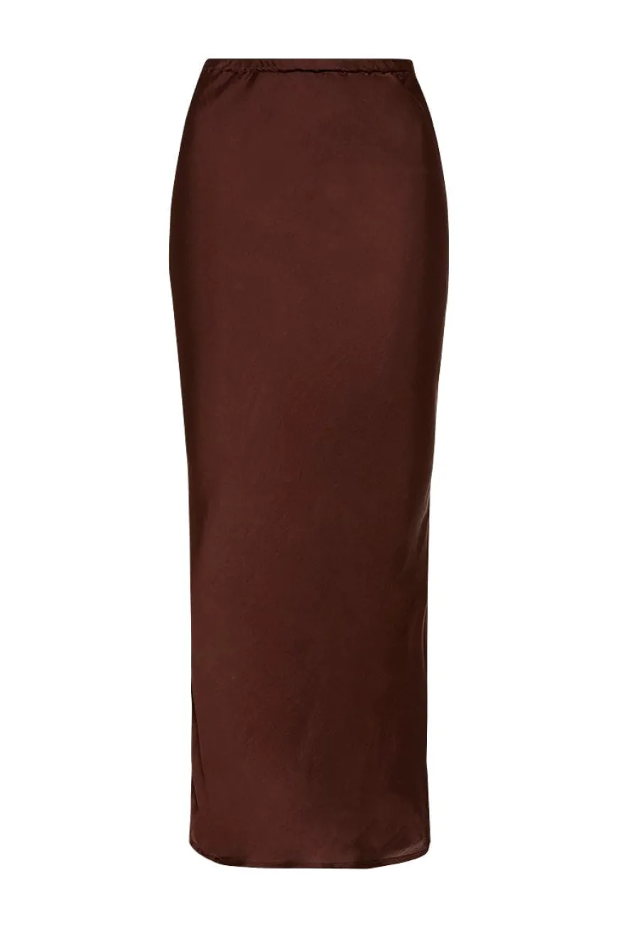 Ancora Skirt Dark Truffle - Final Sale