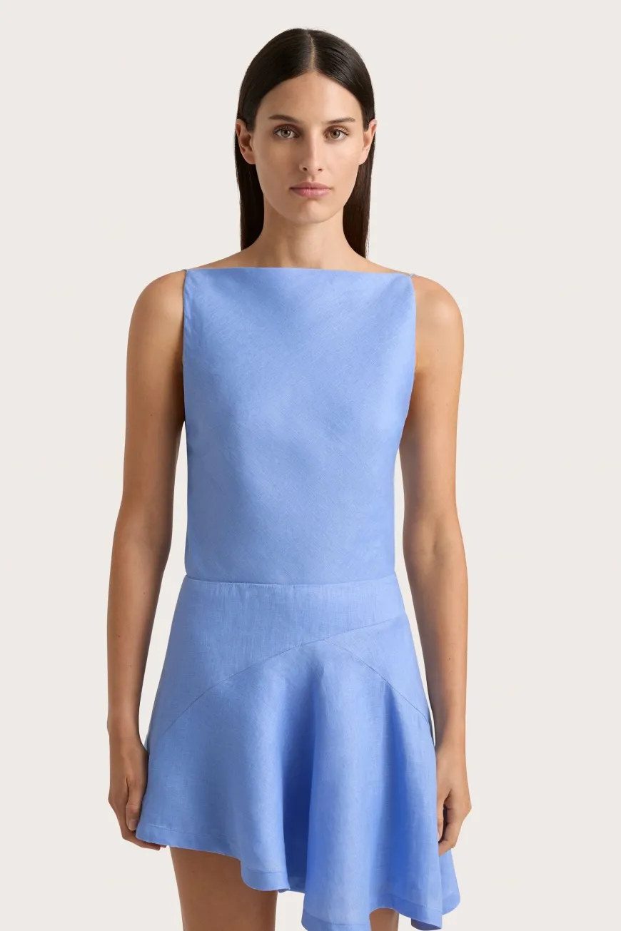 Antibes Mini Skirt Mid Blue