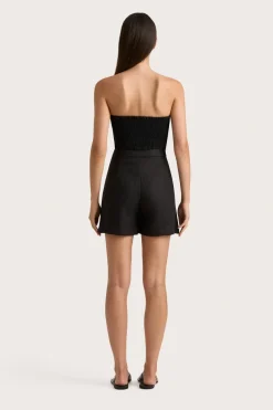 Antibes Strapless Top Black