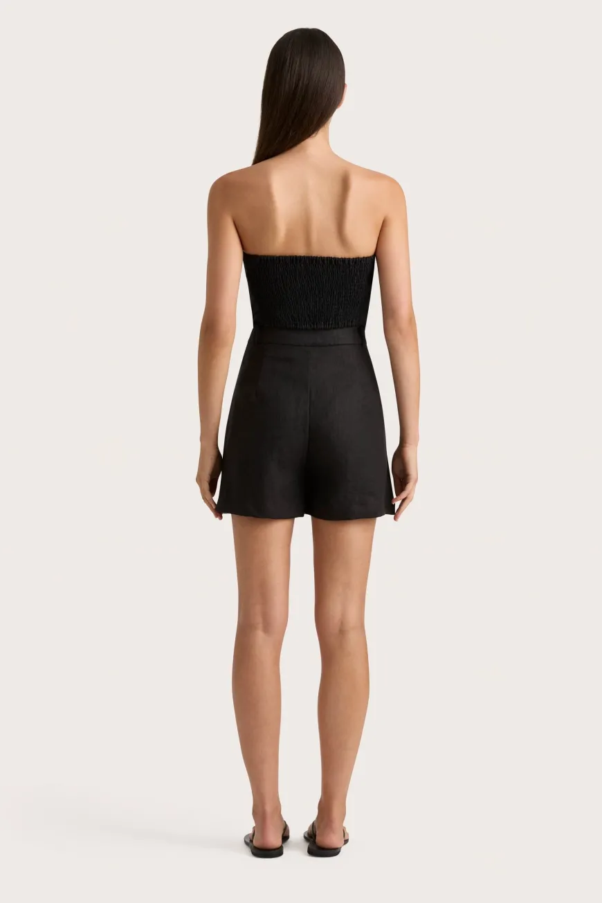 Antibes Strapless Top Black