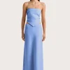 Antibes Strapless Top Mid Blue