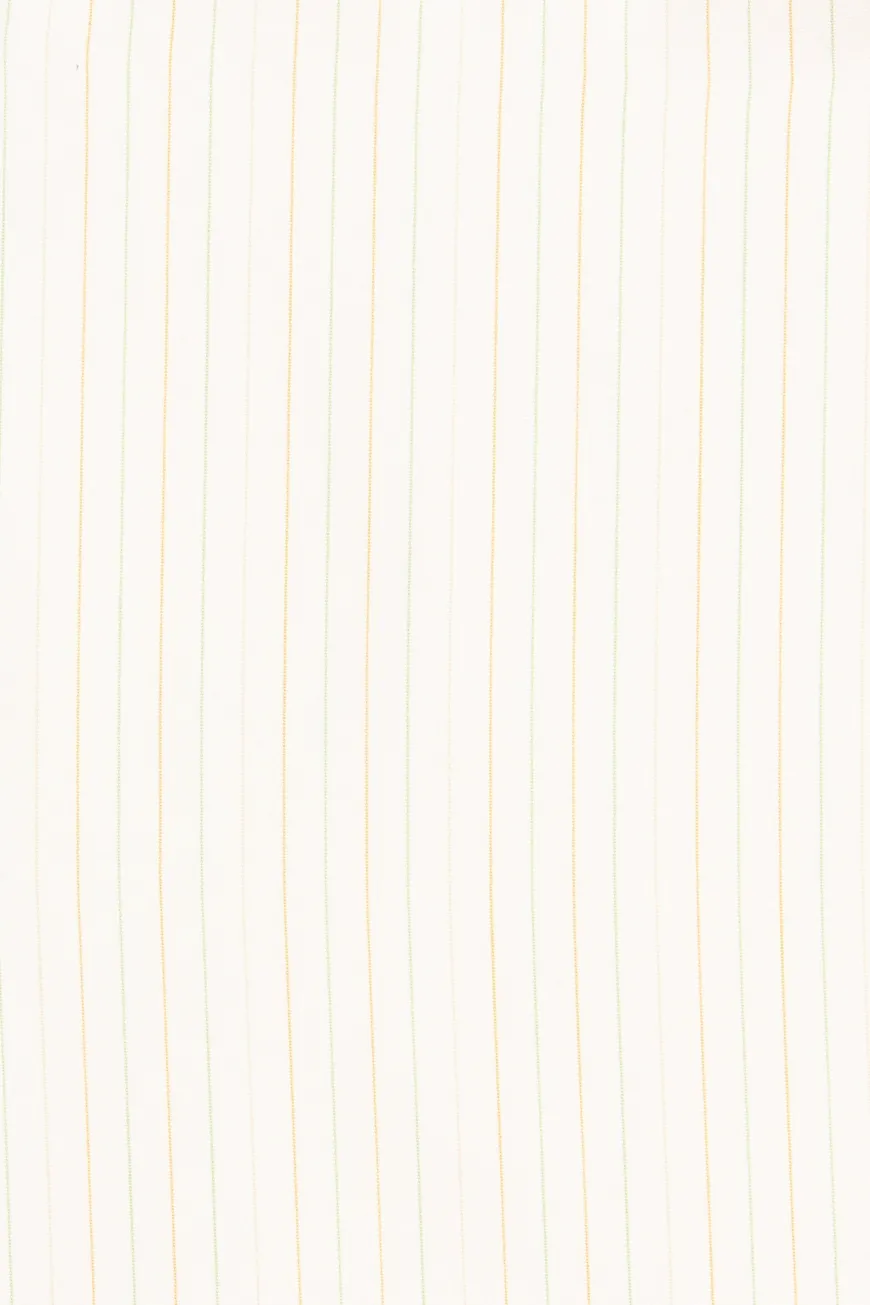 Aya String Maxi Dress Cream Pinstripe