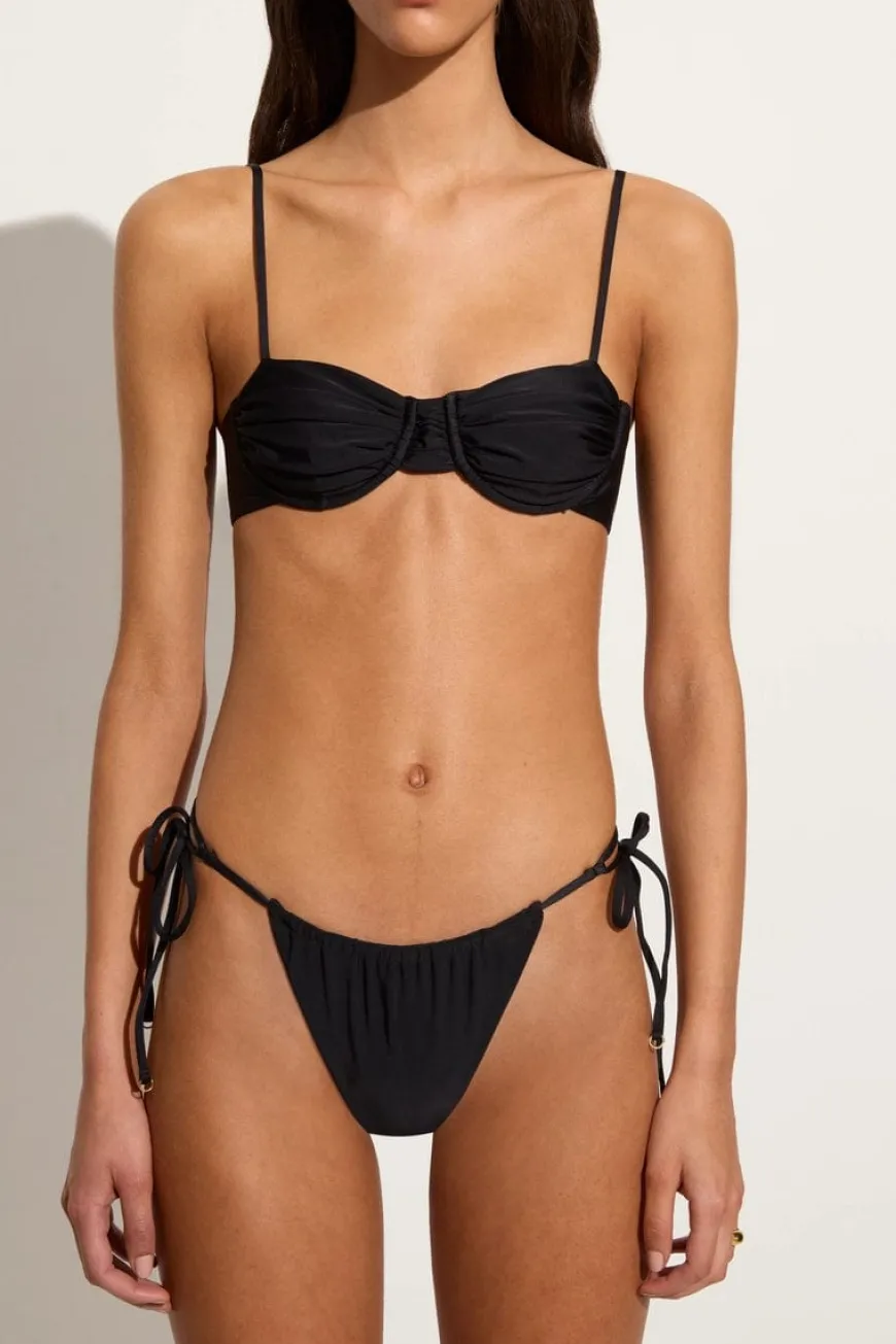Baja Bikini Top Black - Final Sale