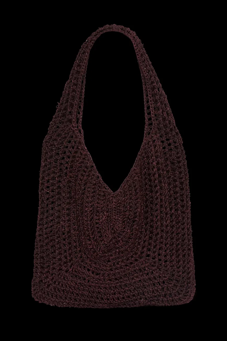 Casali Crochet Bag Cioccolato