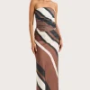Dalicenca Skirt Futura Stripe Chocolate