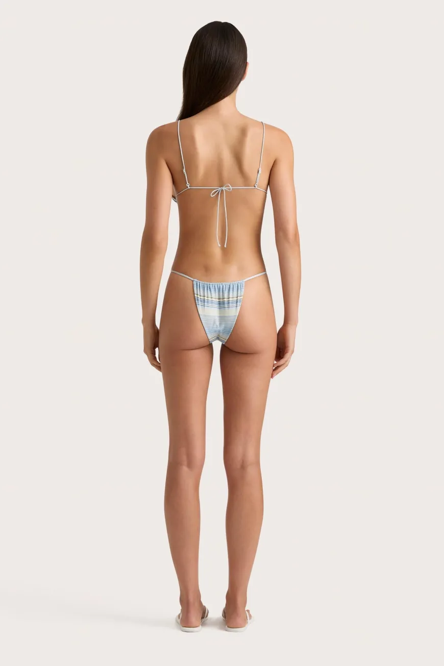 Elea Bikini Top Futura Stripe Sky Blue
