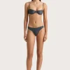 Farrah Bikini Top Charred Navy