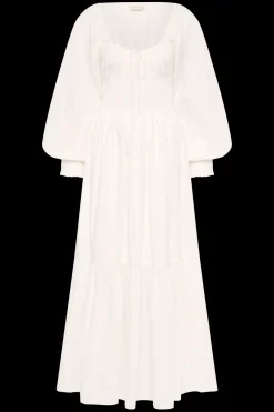 Fleur Maxi Dress White