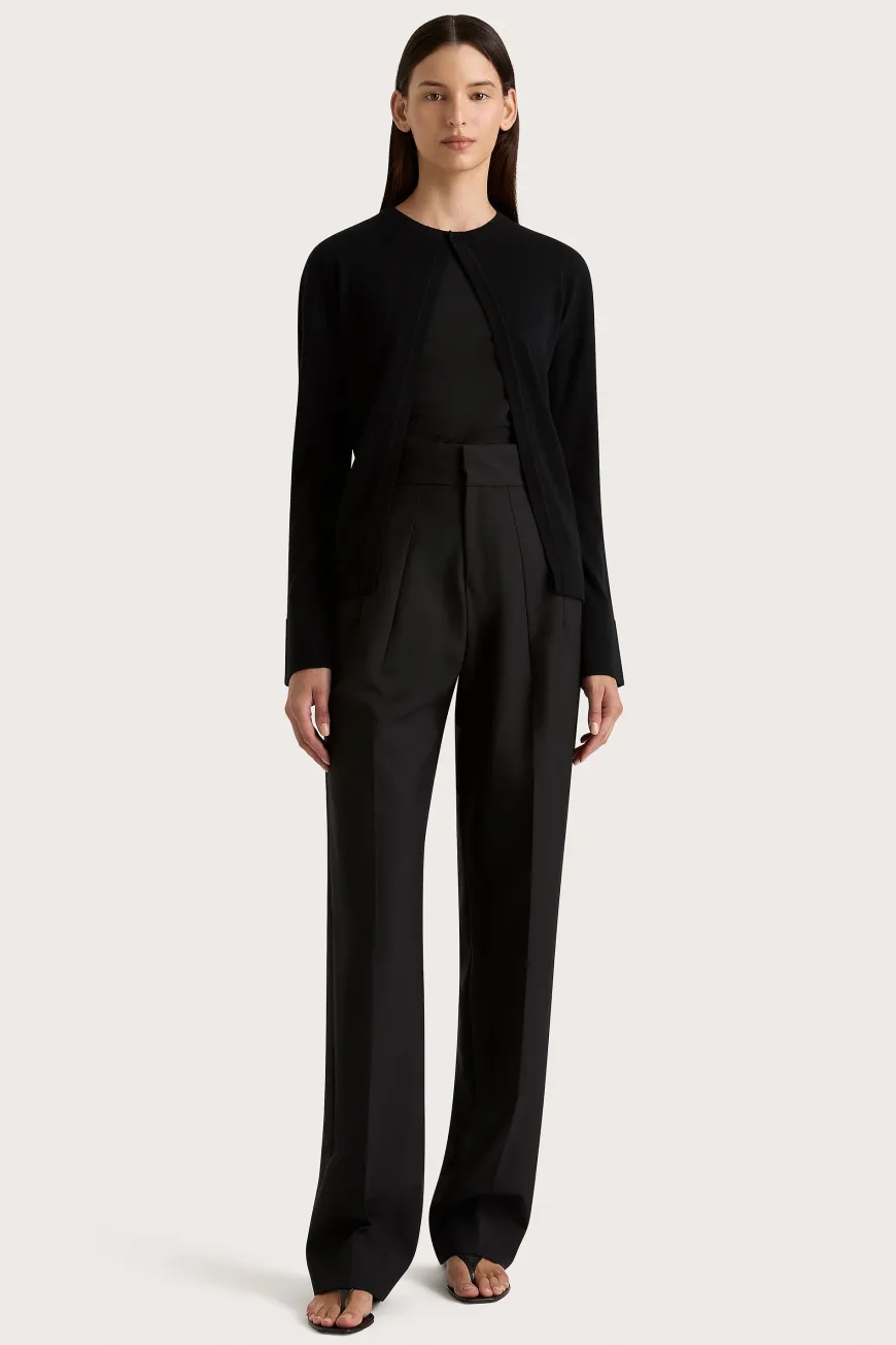 Frederikke Cashmere Cardigan Black