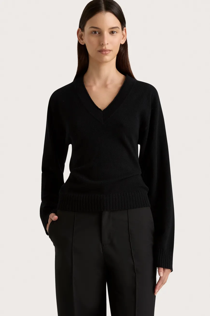 Frederikke Cashmere Sweater Black