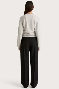 Frederikke Cashmere Sweater Grey Marle