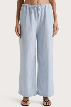 Freja Pant Blue Pinstripe