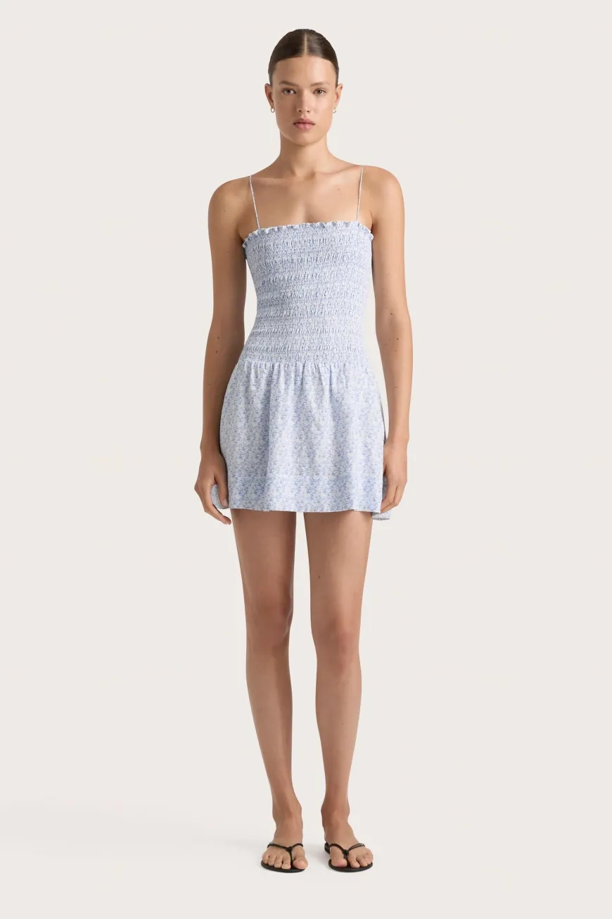 Geriba Mini Dress Leilani Mid Blue