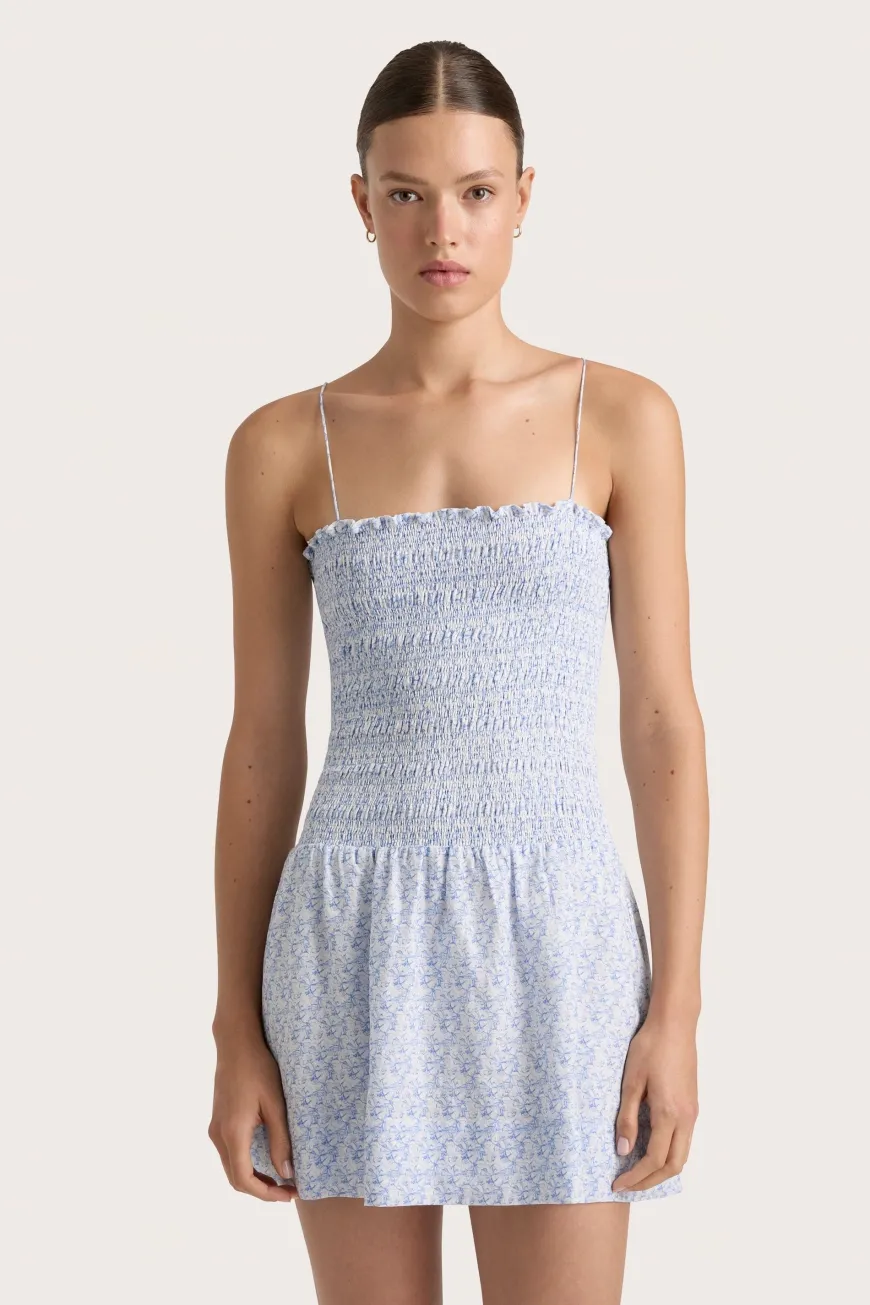 Geriba Mini Dress Leilani Mid Blue