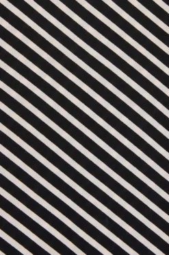 Gino Maxi Dress Toscano Stripe Black