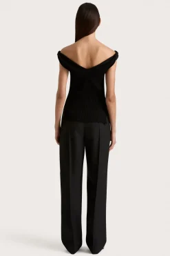 Heidi Knit Top Black
