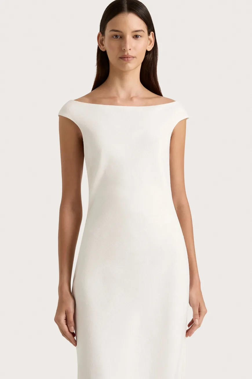 Ilride Maxi Dress White