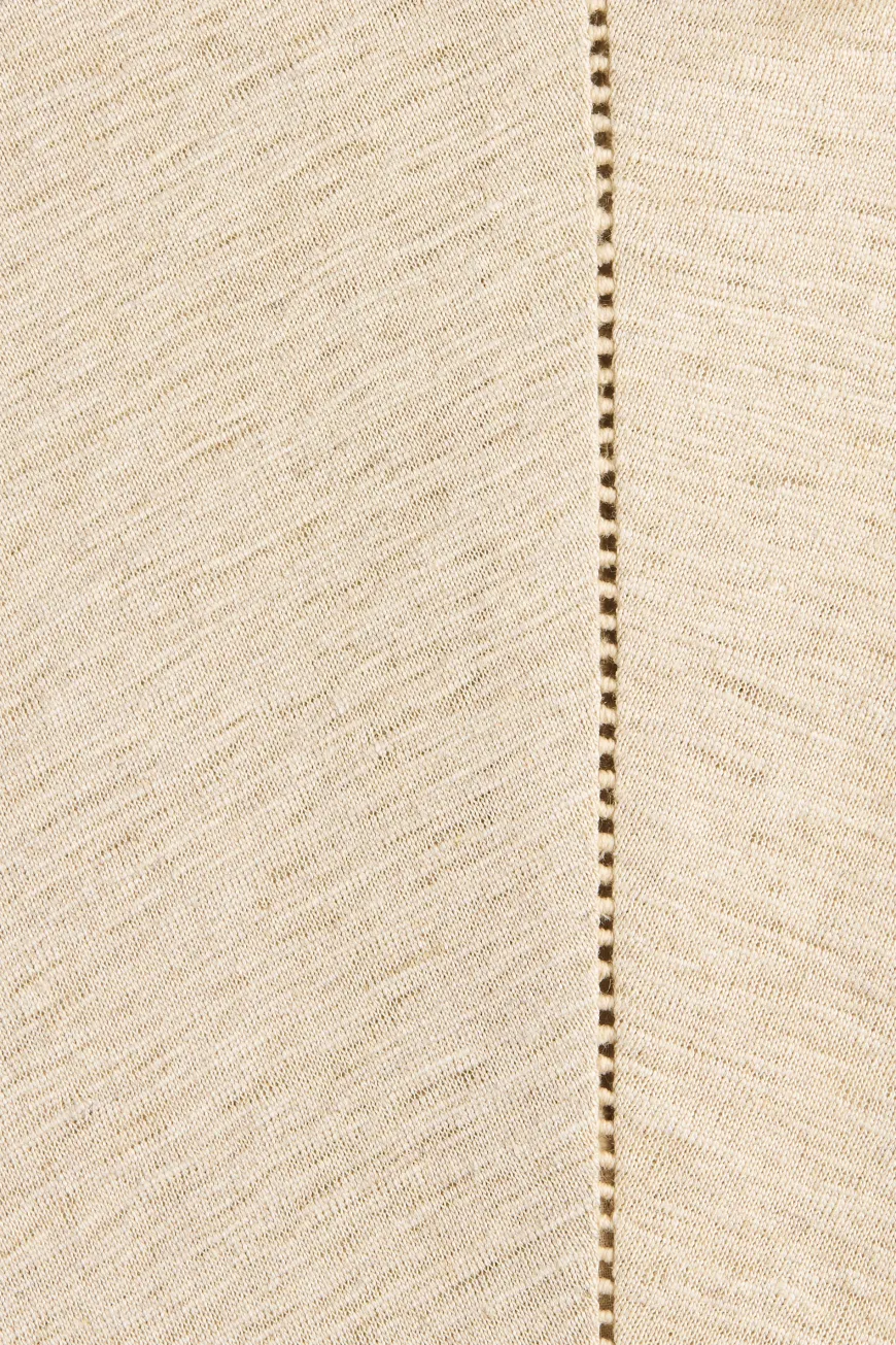 Ines Fringe Dress Oatmeal