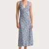 Jardin Midi Dress Leilani Mid Blue
