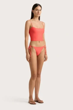 Jean Swim Top Vermillion