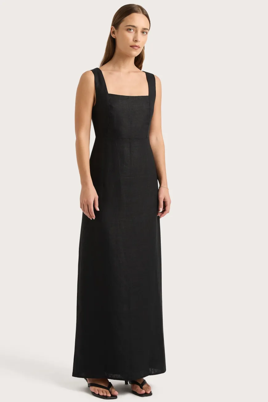 Lais Midi Dress Black
