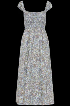 Lene Midi Dress Meander Blue