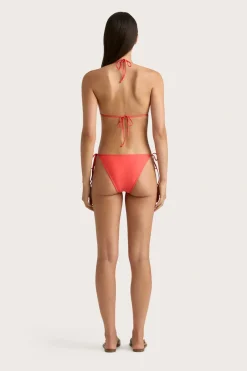 Leo Bikini Bottom Vermillion