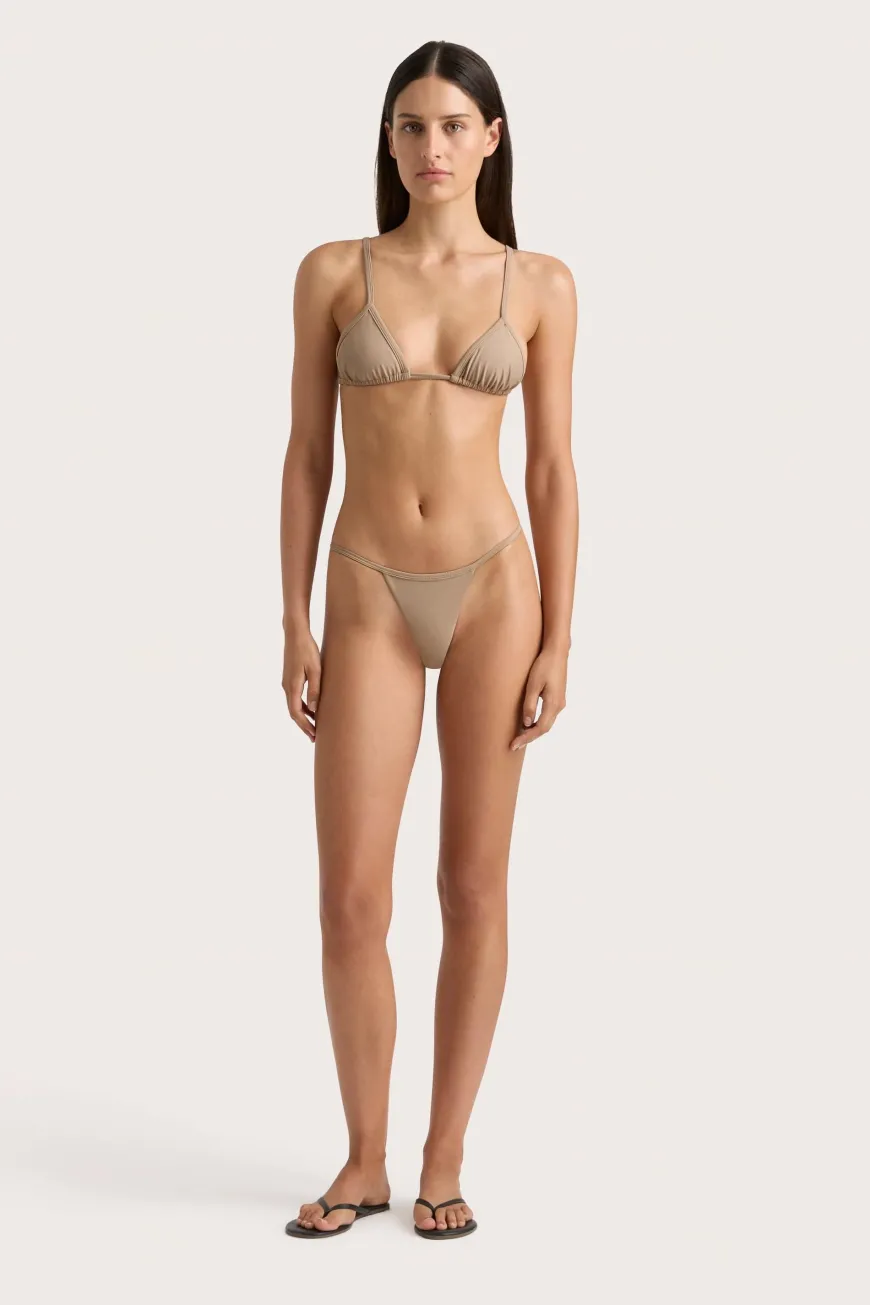Manon Bikini Top Taupe