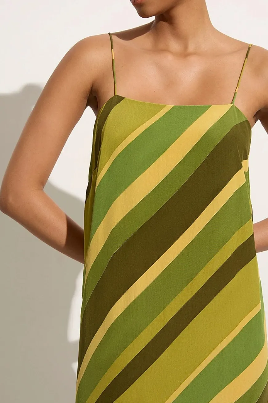 Muni Maxi Dress Cisco Stripe Palm - Final Sale