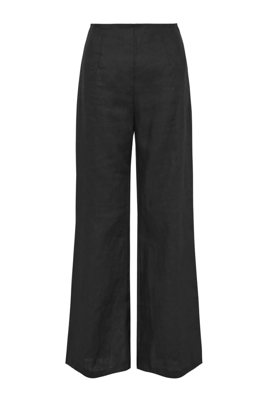 Ottavio Pants Plain Black