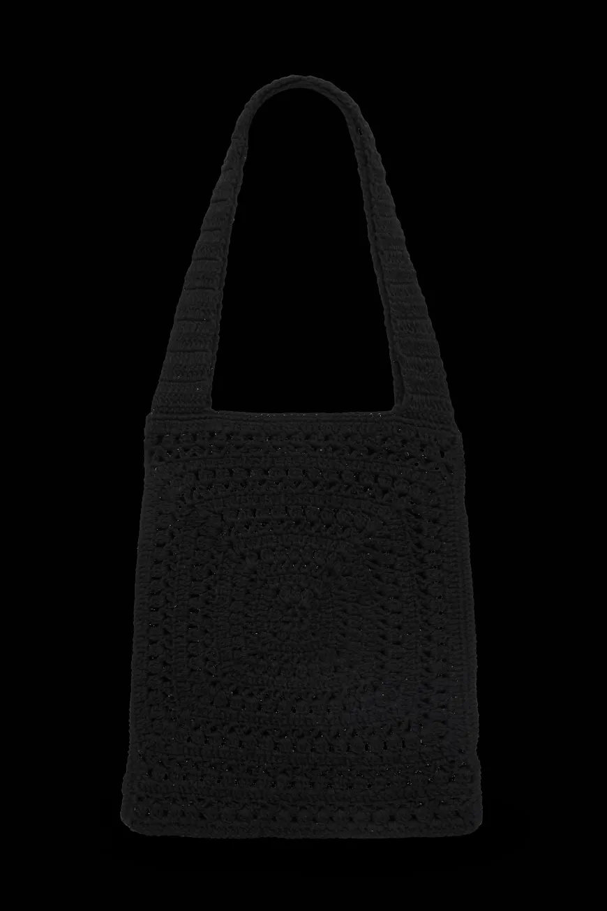 Piccolo Crochet Bag Black - Final Sale