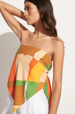 Playa Scarf Costa Smeralda Print - Final Sale