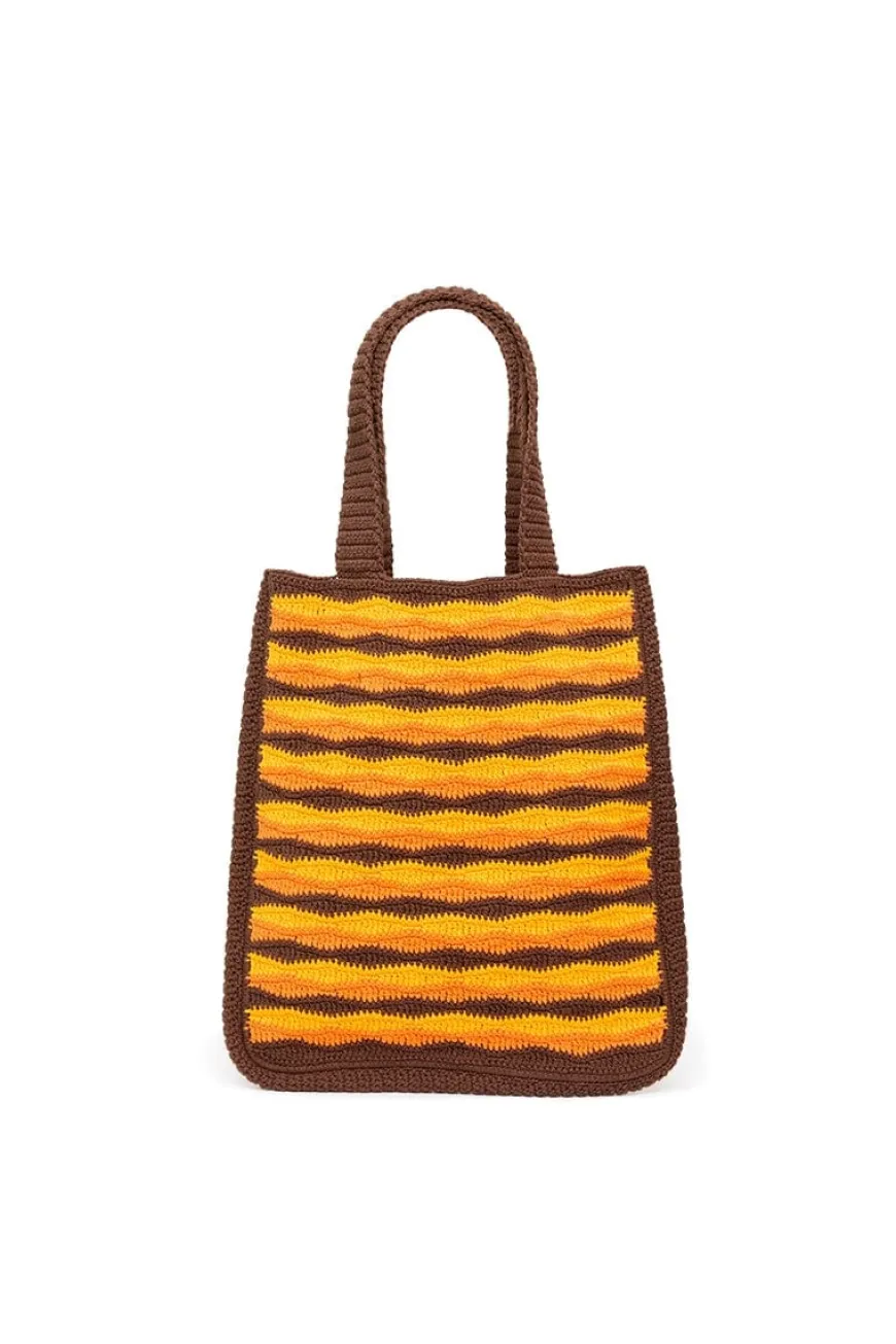 Pula Crochet Tote Bag Orange (Exclusive) - Final Sale