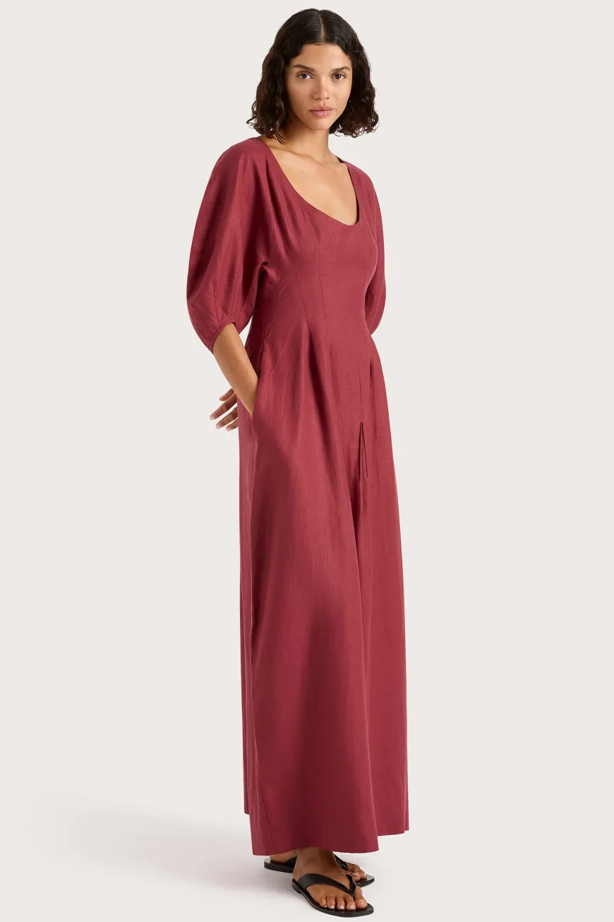 Raynara Maxi Dress Wine