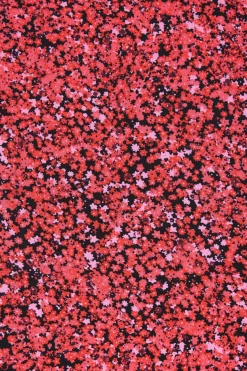 Rosas Midi Dress Meander Micro Red