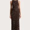 Silya Maxi Dress Clover Brown
