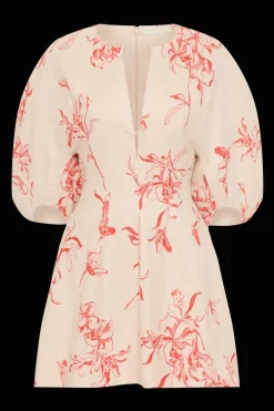 Soleil Mini Dress Leilani Vermilion