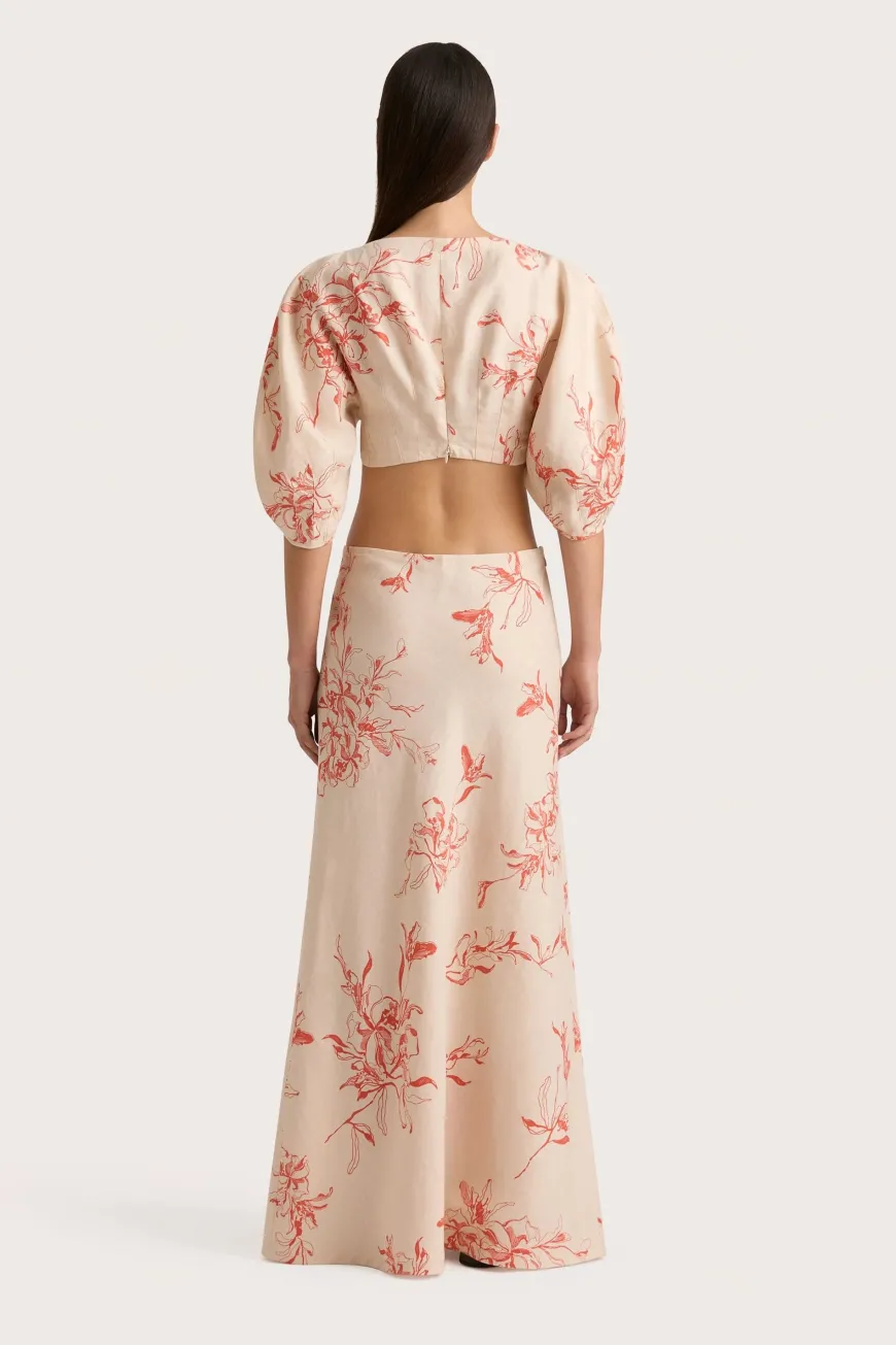 Soleil Top Leilani Vermilion