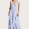 Yerres Maxi Dress Blossom Blue