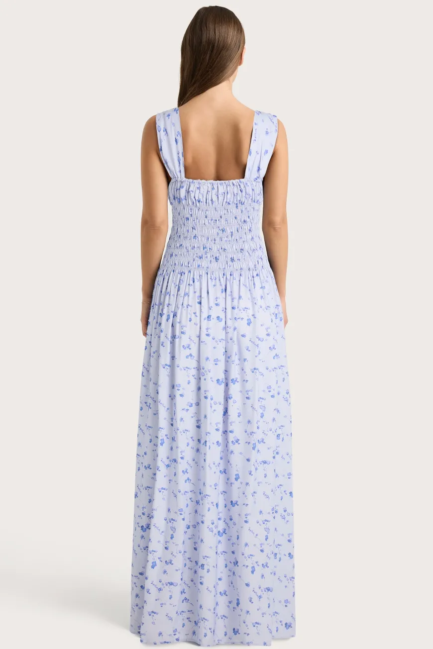 Yerres Maxi Dress Blossom Blue